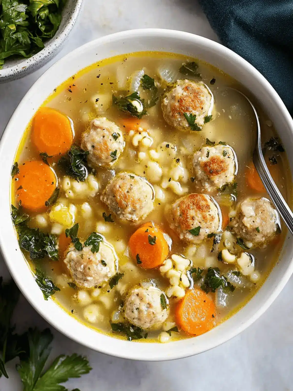 Chicken Meatball Soup