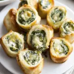 Spinach Dip in Bite-Sized Pinwheels
