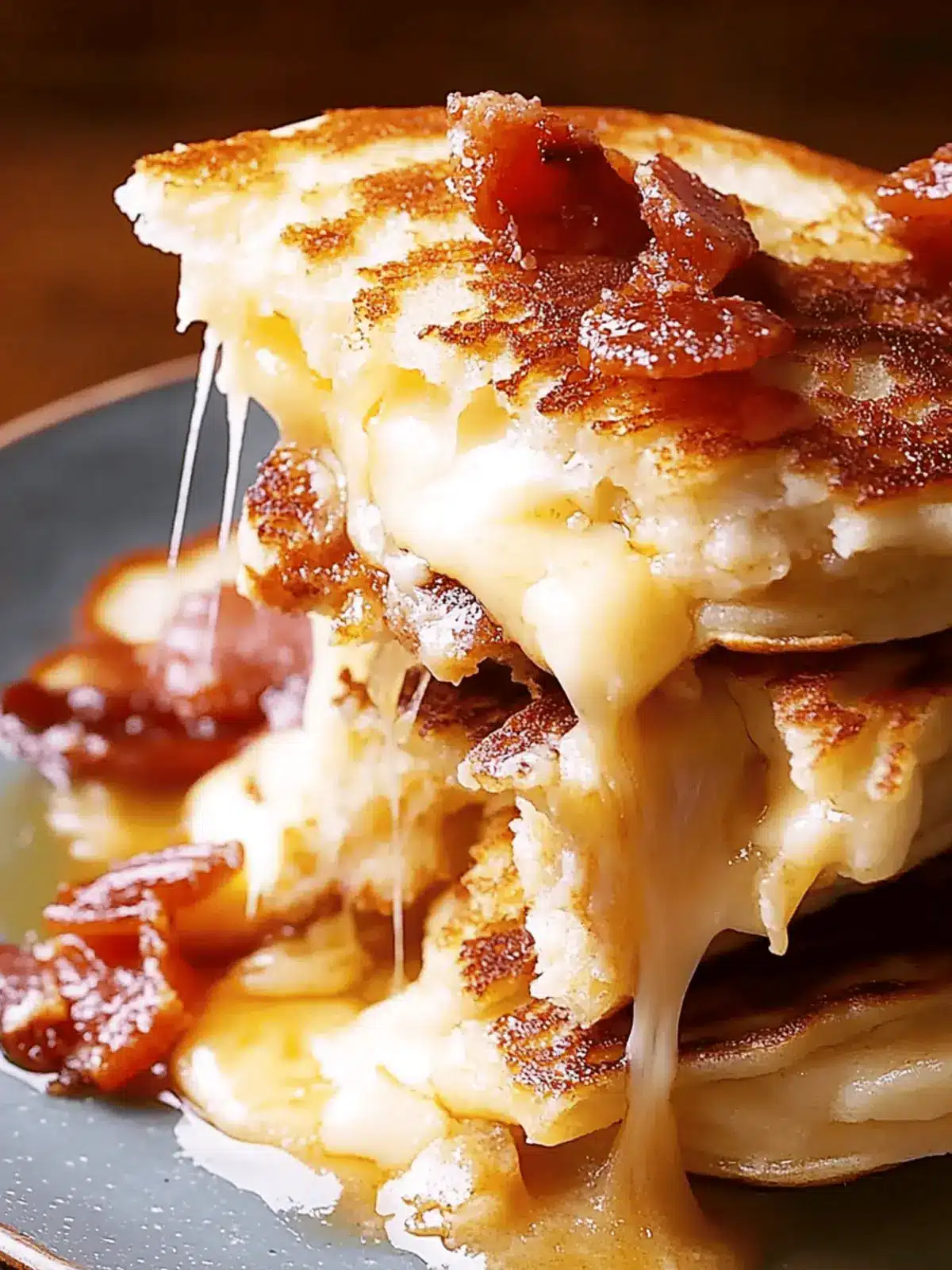 Grilled Cheese Pancakes