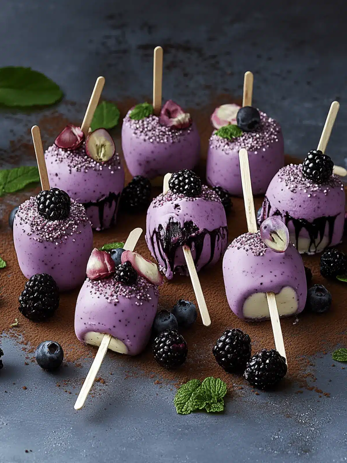 Indulge in Forest Blackberry Cheesecake Pops You'll Love Forest Blackberry Cheesecake Pops