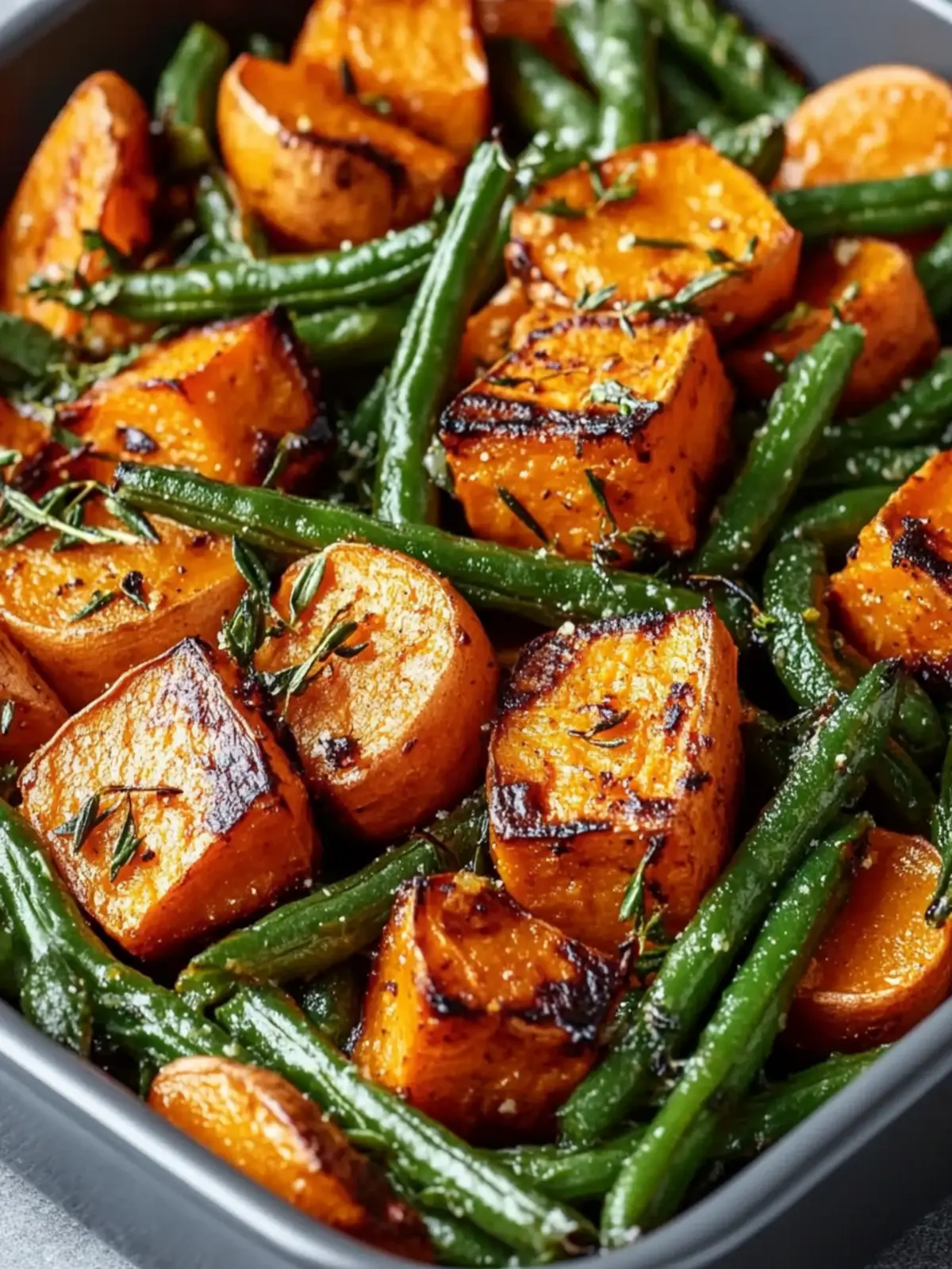 Sweet Potato & Green Bean Tray Bake: A Cozy Family Favorite Sweet Potato & Green Bean Tray Bake