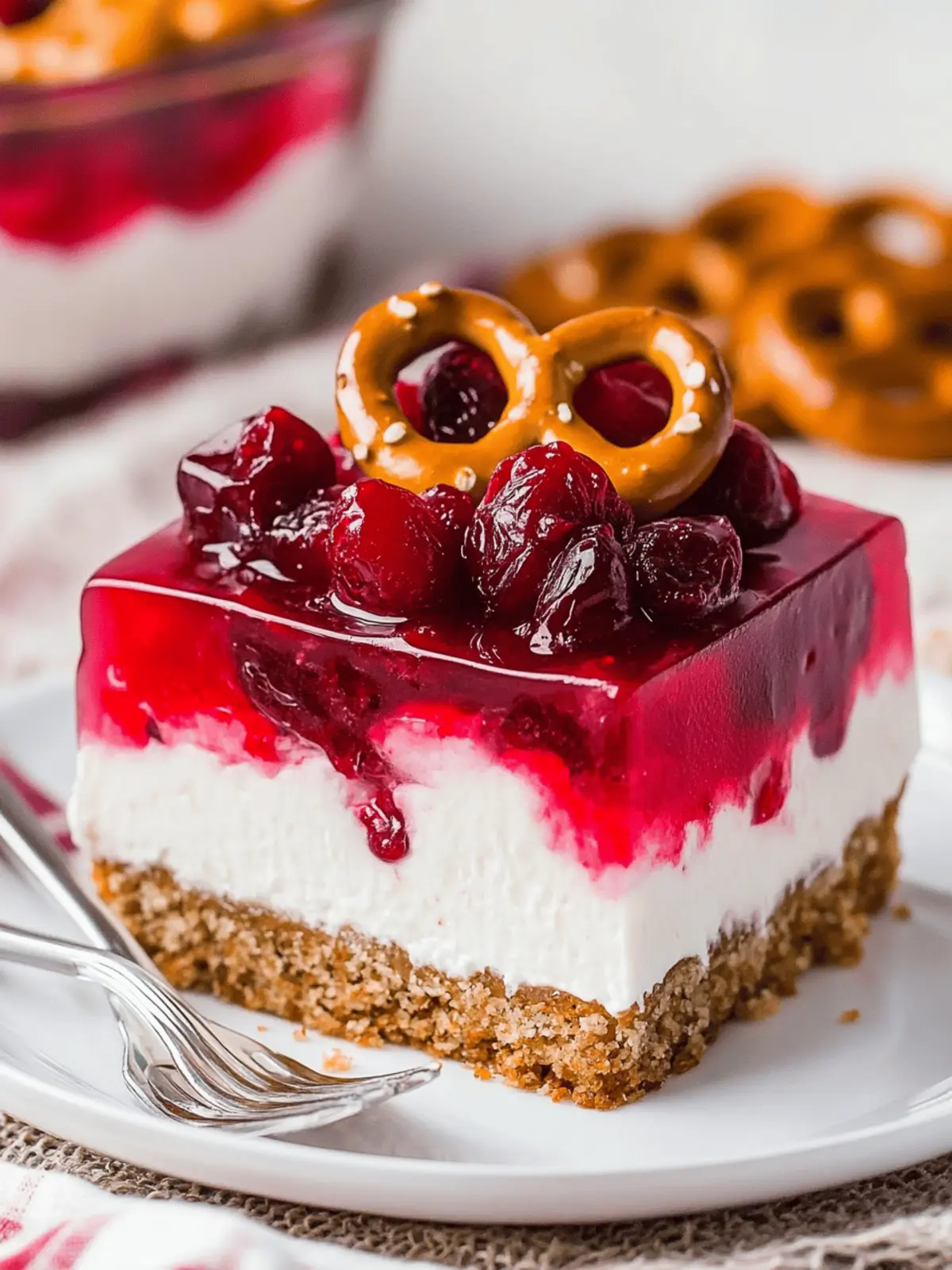 Cranberry Pretzel Salad
