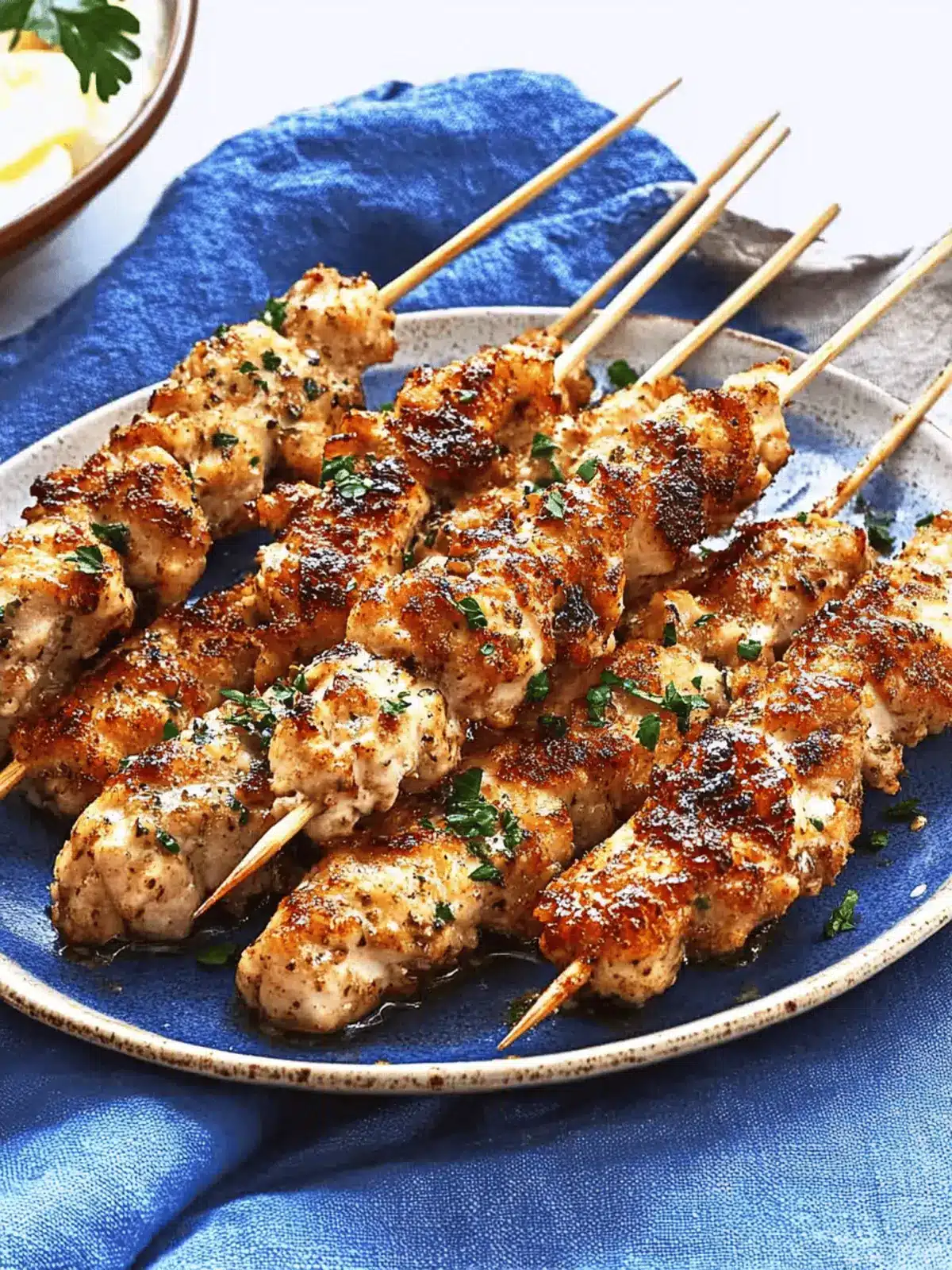 Savor This Chicken Spiedini with Zesty Garlic Butter Bliss Chicken Spiedini