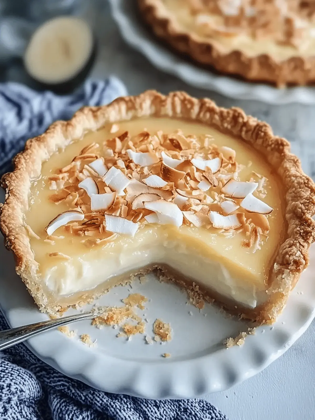 Coconut Custard Pie