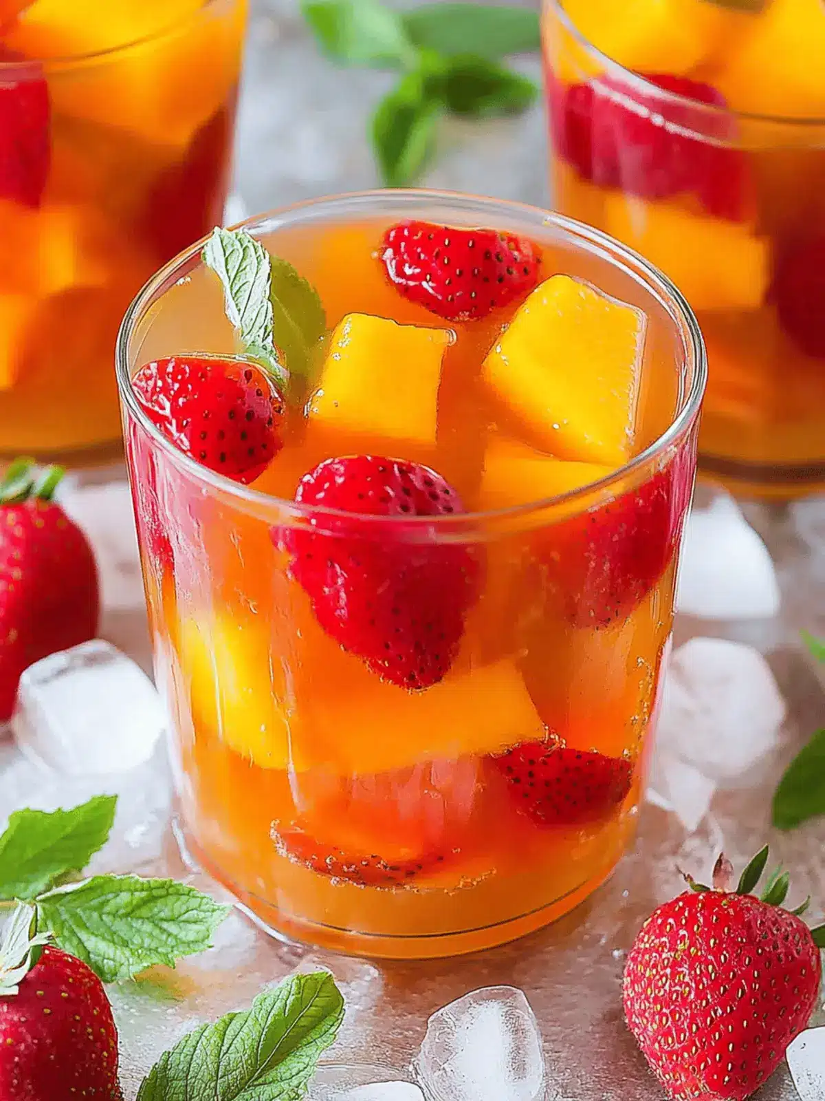 Mango Strawberry Tea