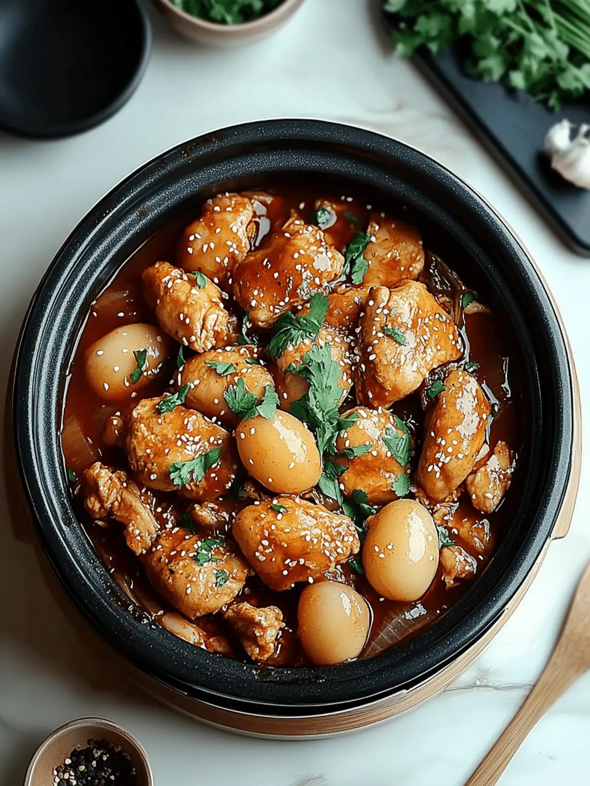 Jjimdak Korean Braised Chicken