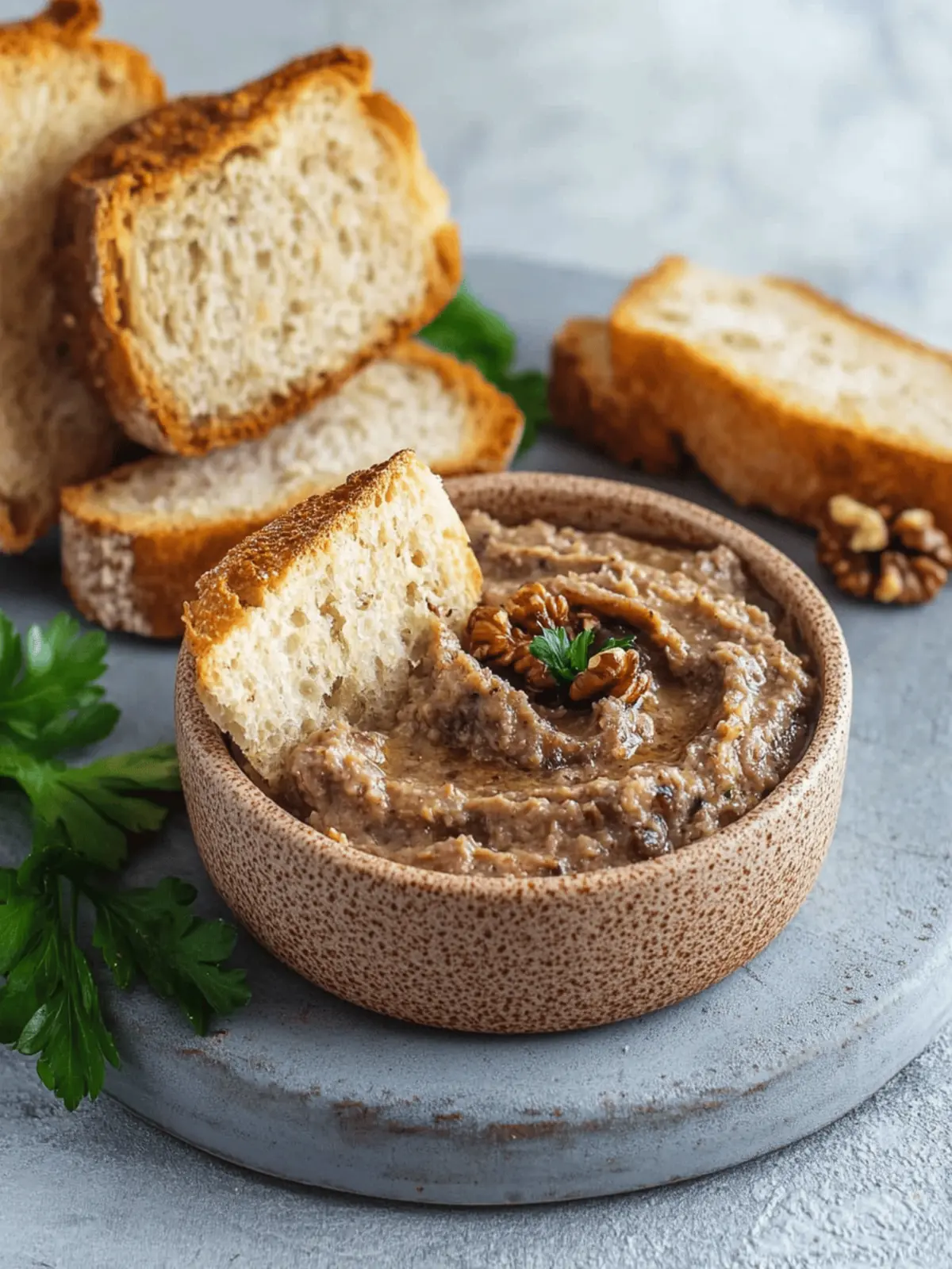 Mushroom Walnut Pate
