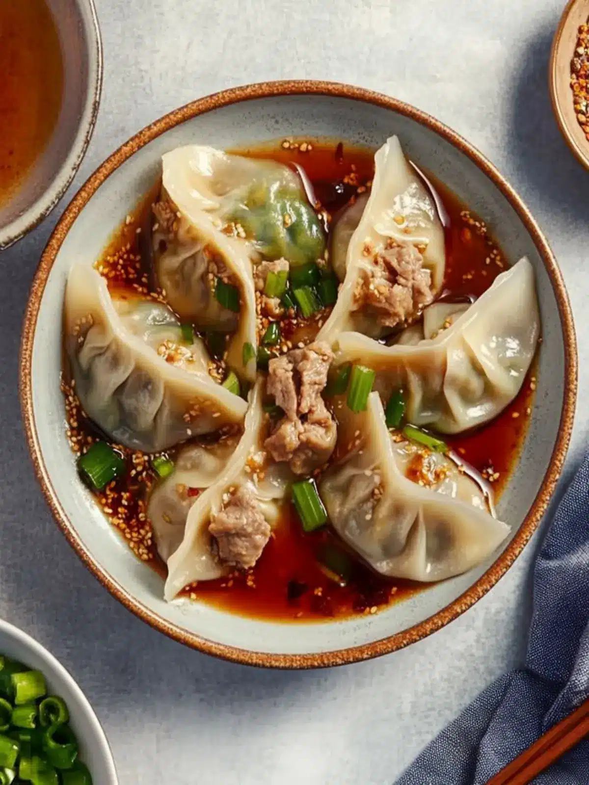 Chinese Beef Dumplings with Celery