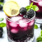 Blackberry Lemon Drop Martini