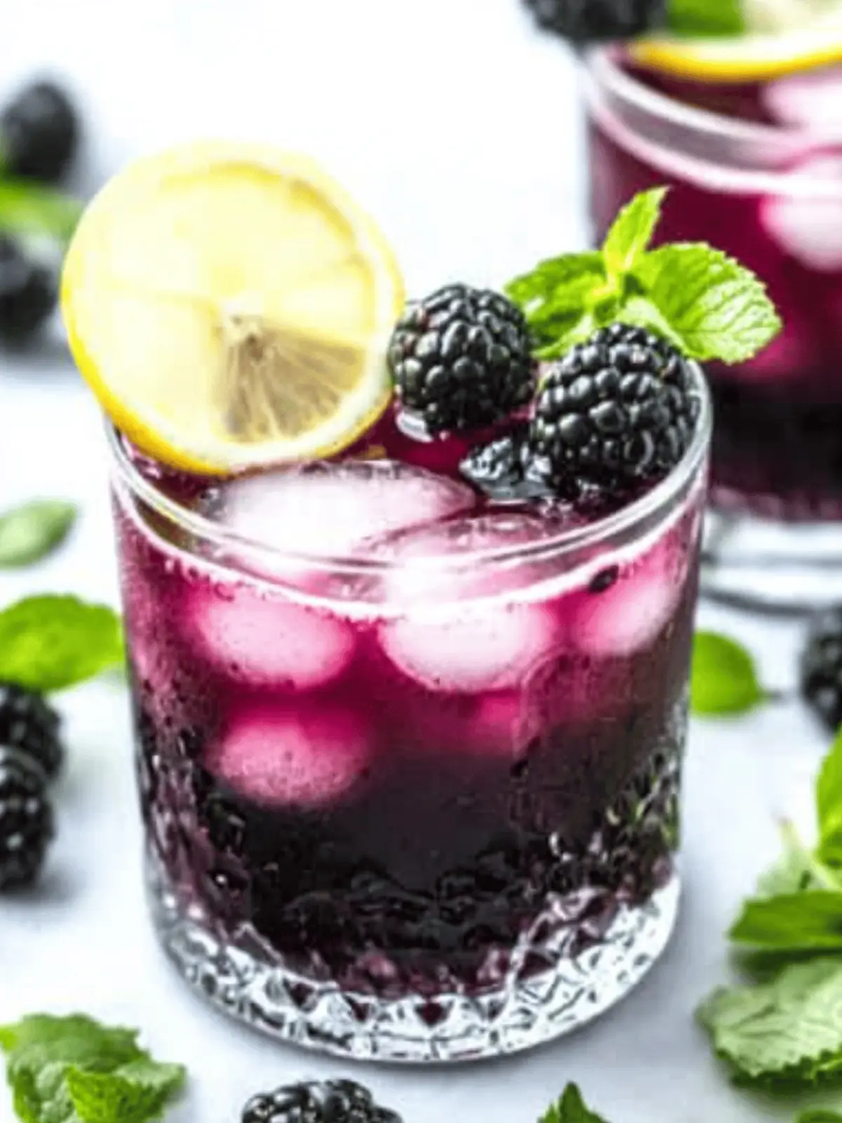 Blackberry Lemon Drop Martini