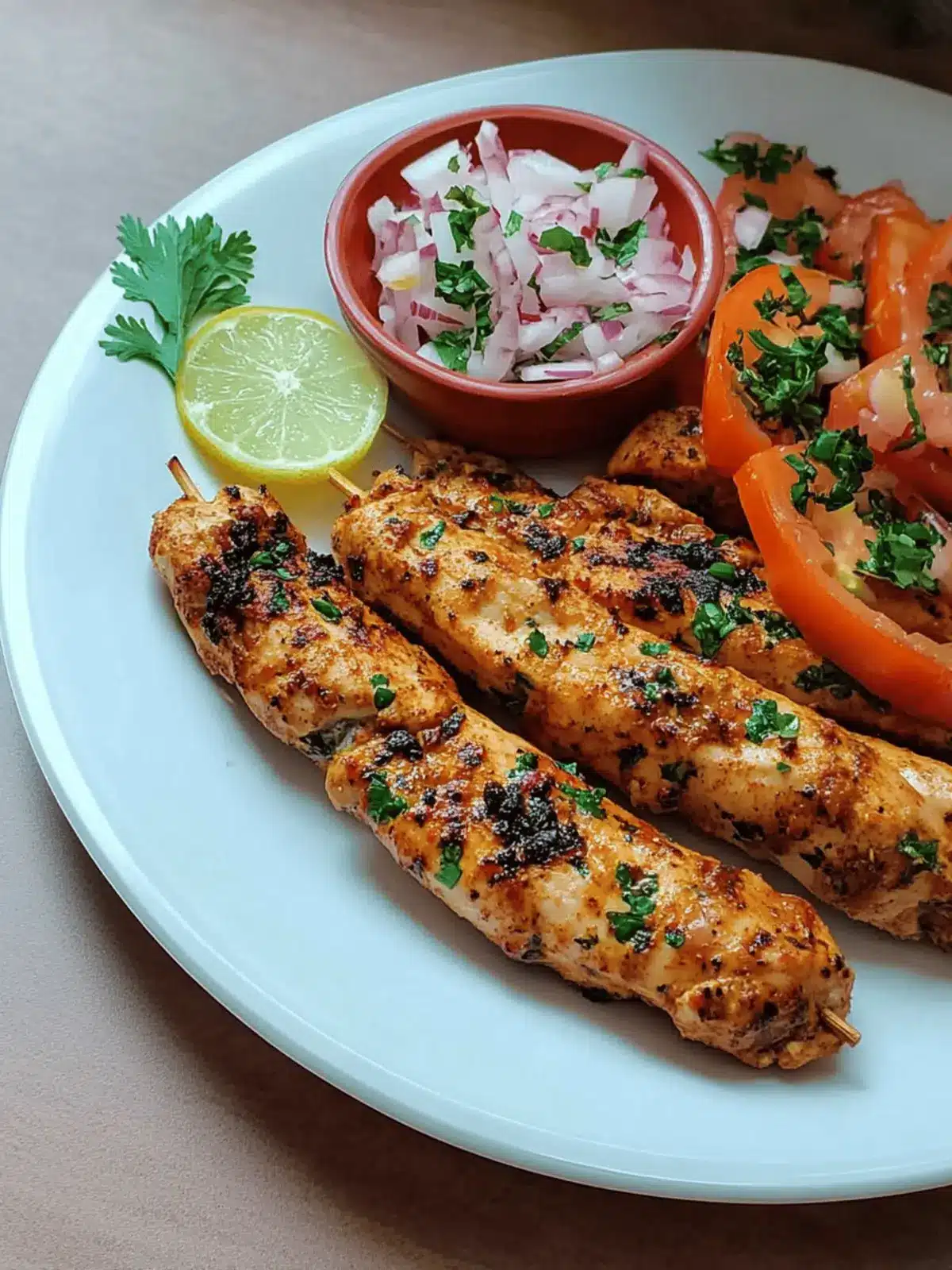 Chicken Adana Kebabs