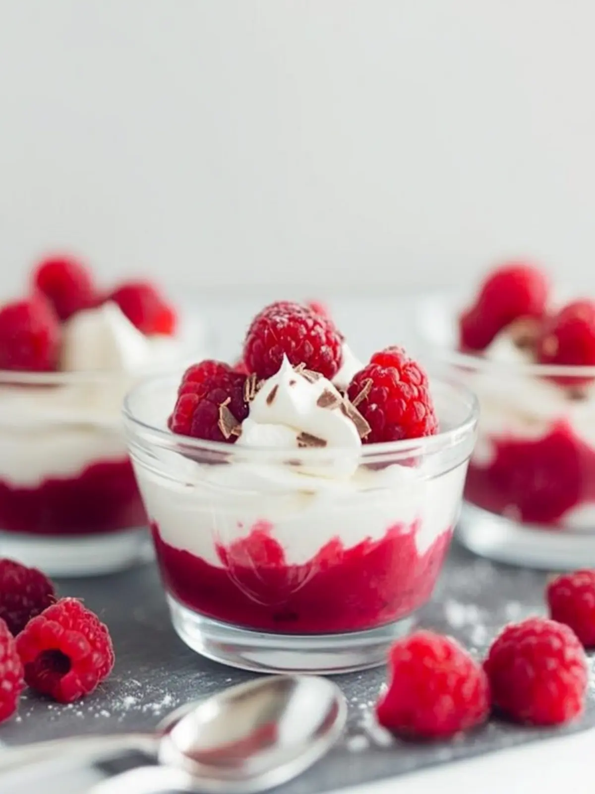 Raspberry White Chocolate Mousse