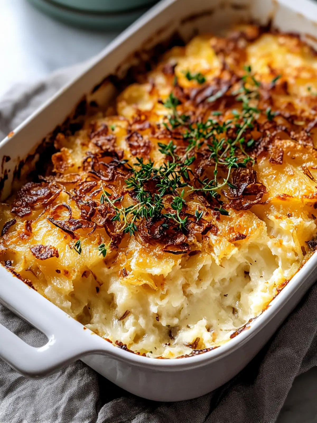 Savor the Comfort of French Onion Funeral Potatoes Today French Onion Funeral Potatoes