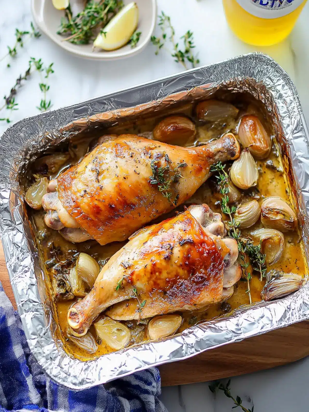 Oven-Roasted French Garlic Chicken