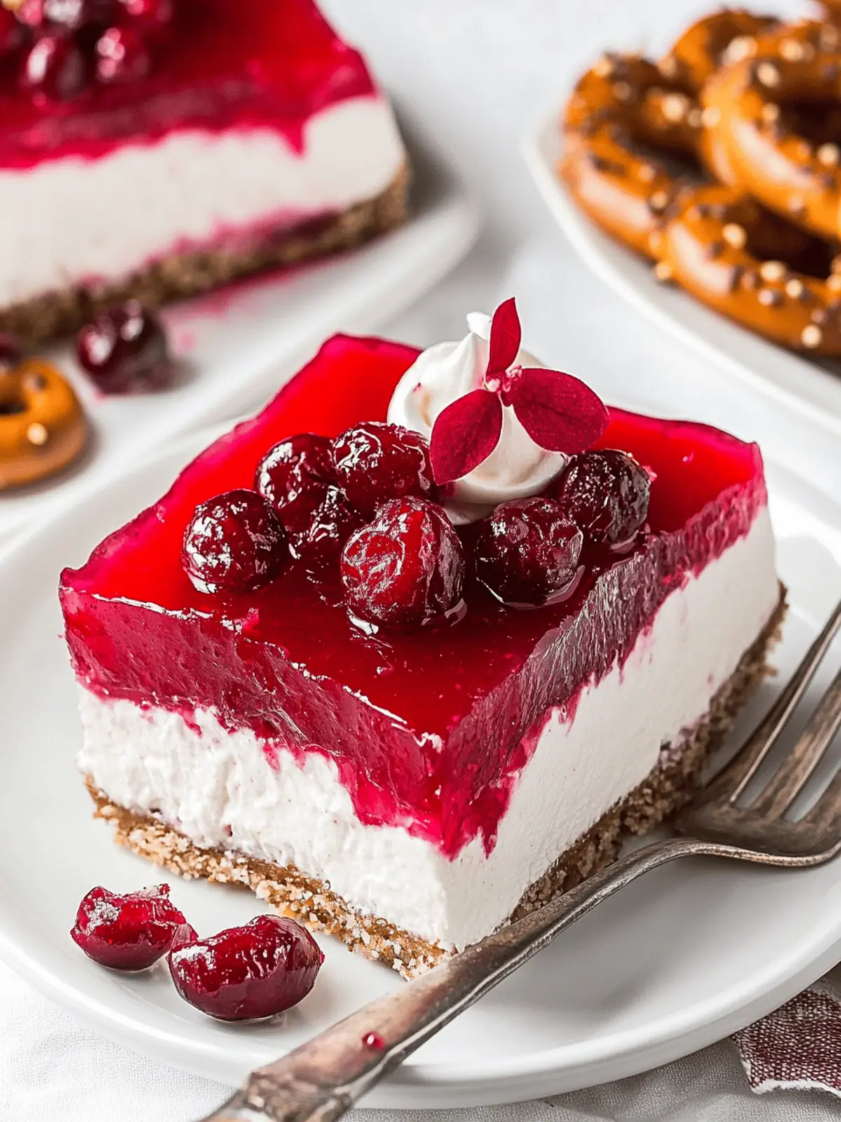 Cranberry Pretzel Salad
