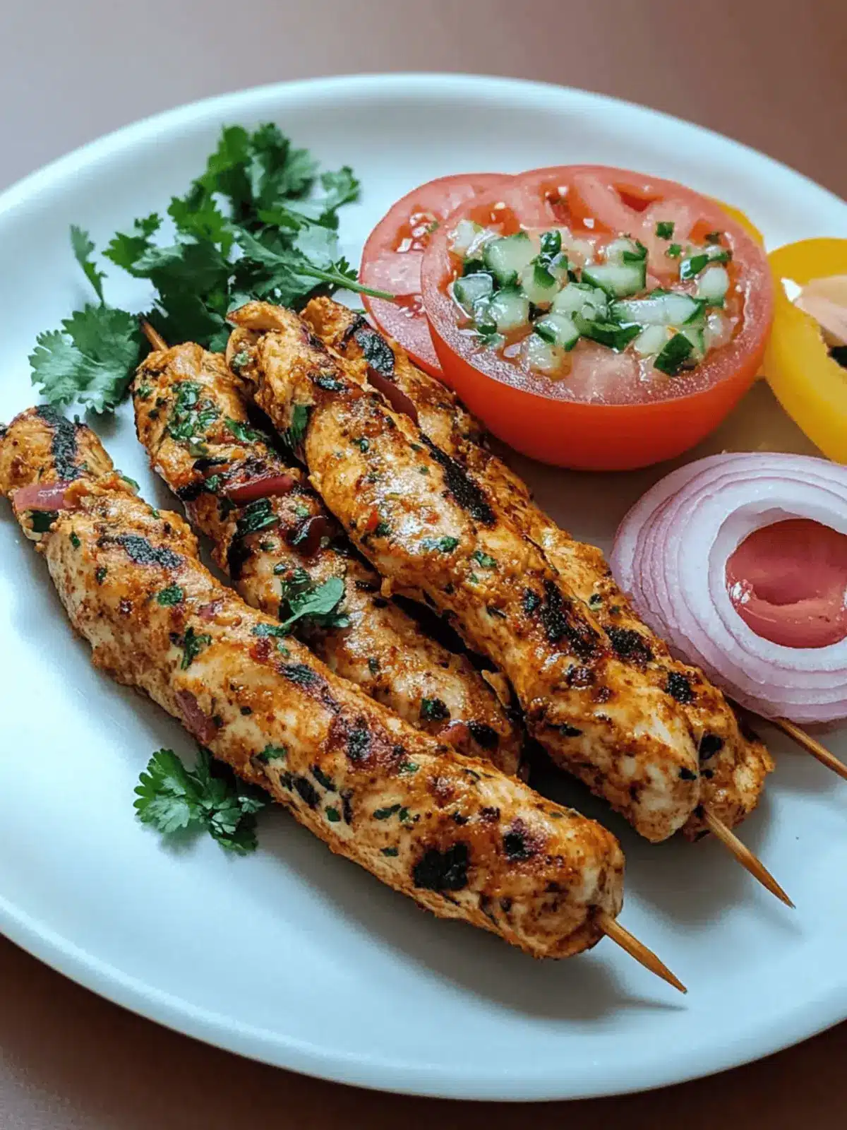 Chicken Adana Kebabs