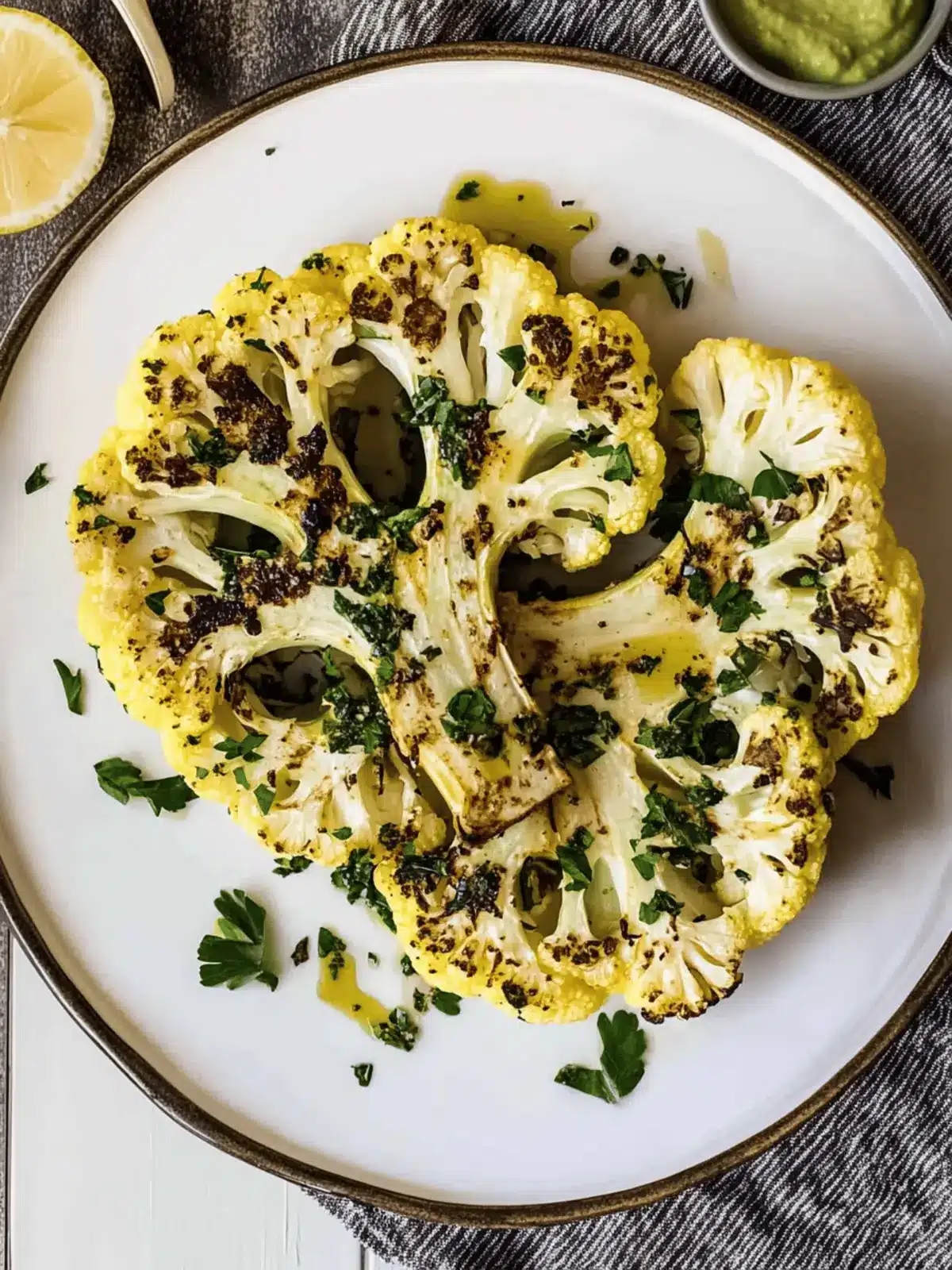 Savor Every Bite of Easy Baked Cauliflower Steak Cauliflower Steak