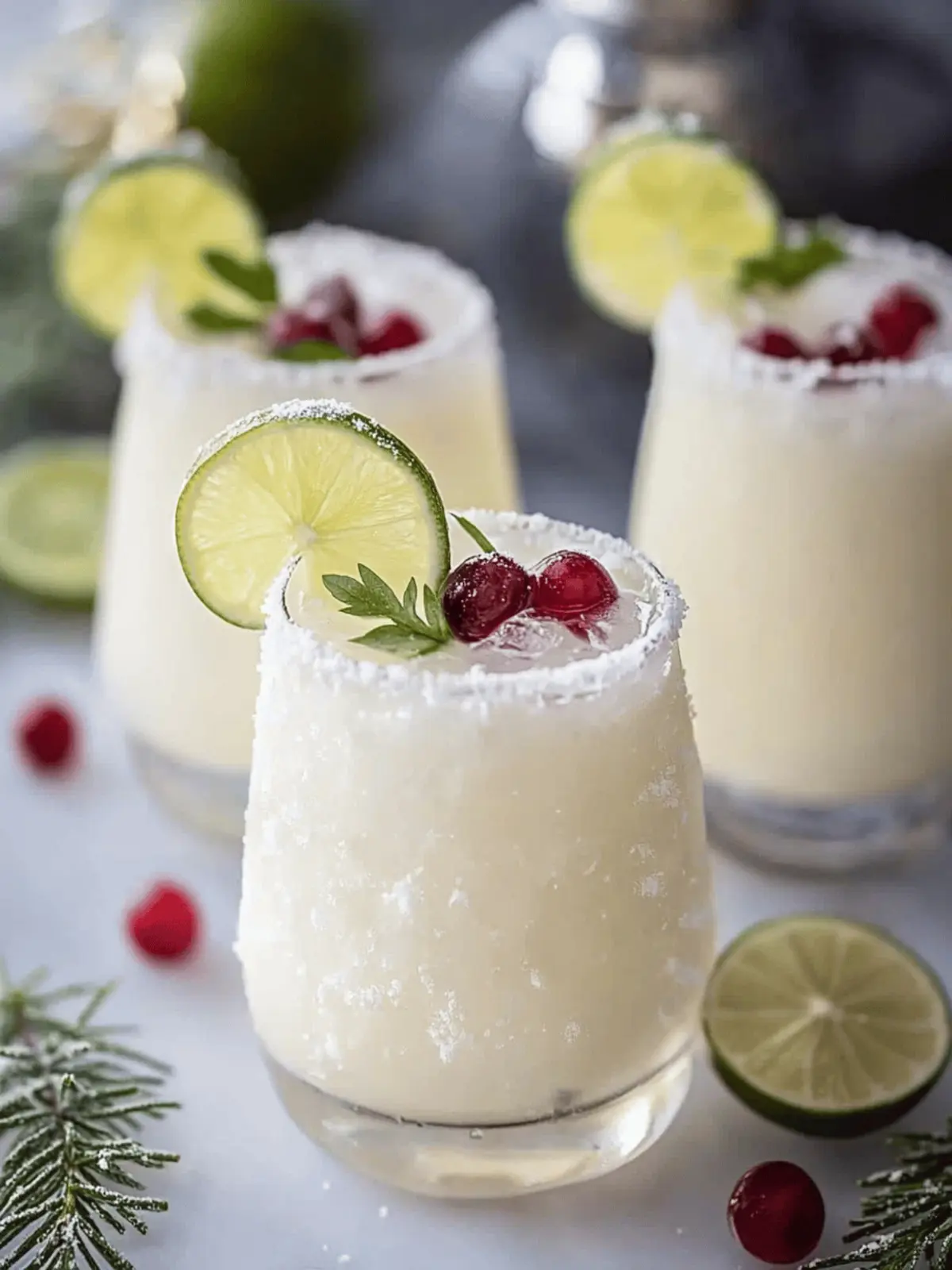 White Christmas Margarita