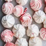 White Christmas Peppermint Meringues