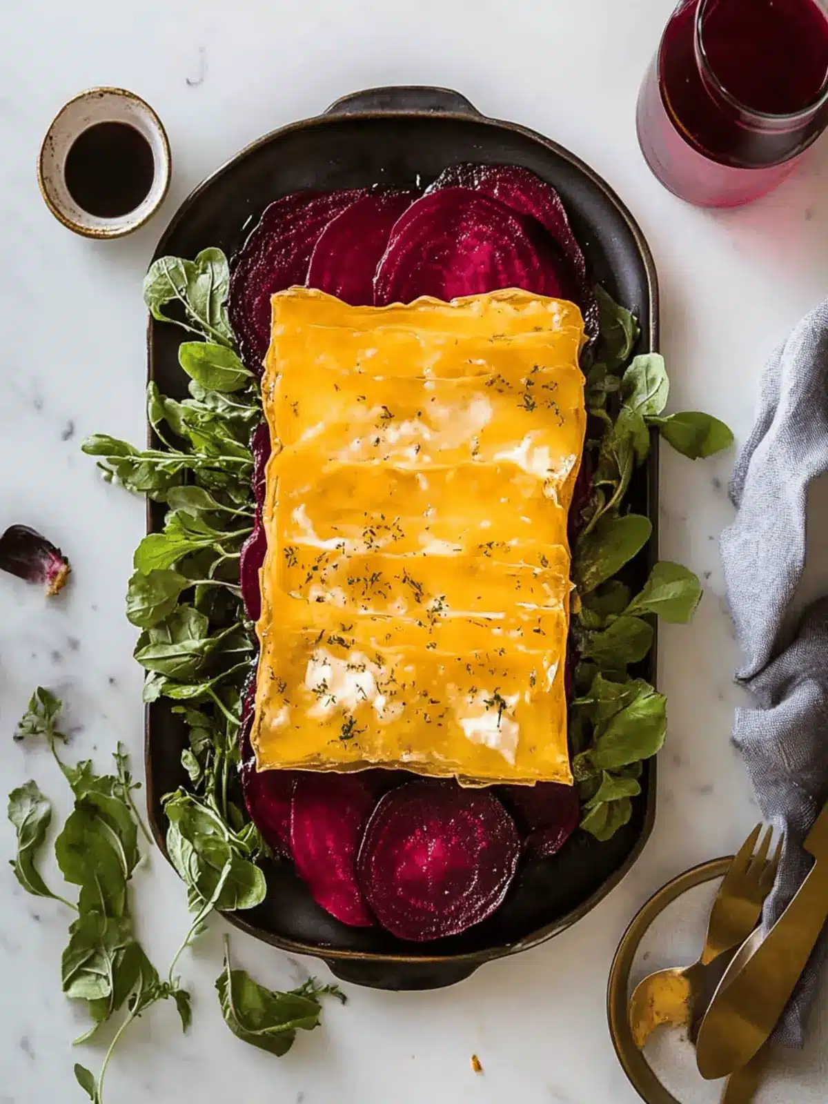 Delicious Beet Terrine With Herbed Goat Cheese Recipe to Impress Beet Terrine With Herbed Goat Cheese