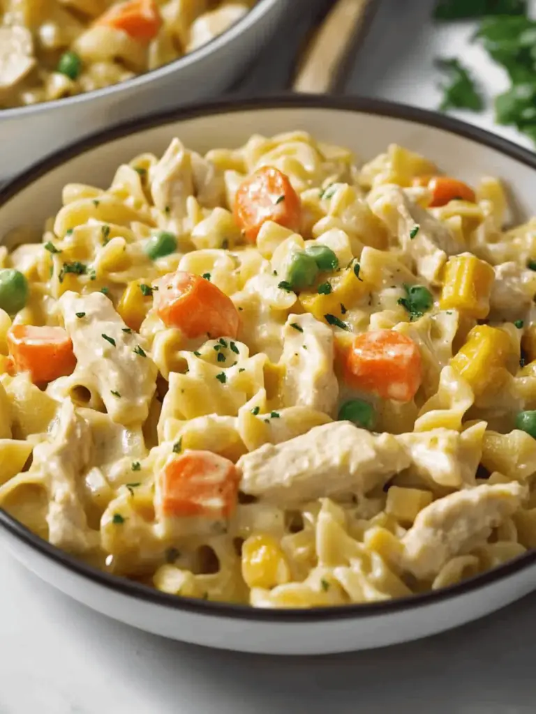 Chicken Pot Pie Pasta