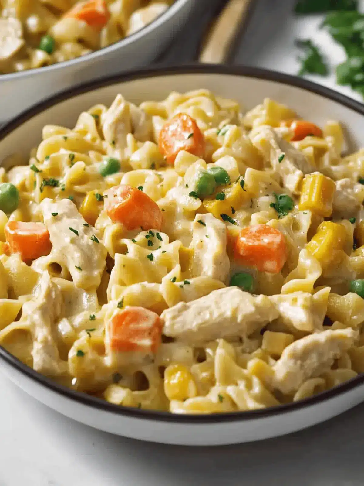 Chicken Pot Pie Pasta