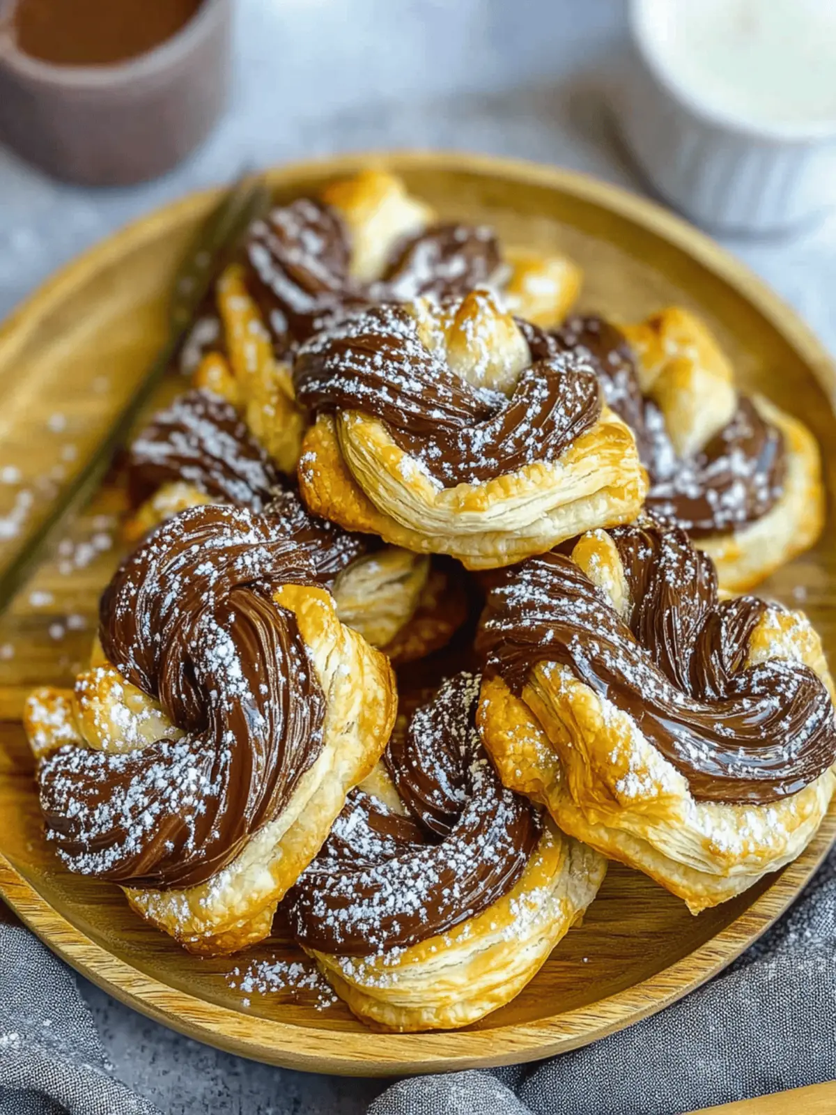 Nutella Puff Pastries