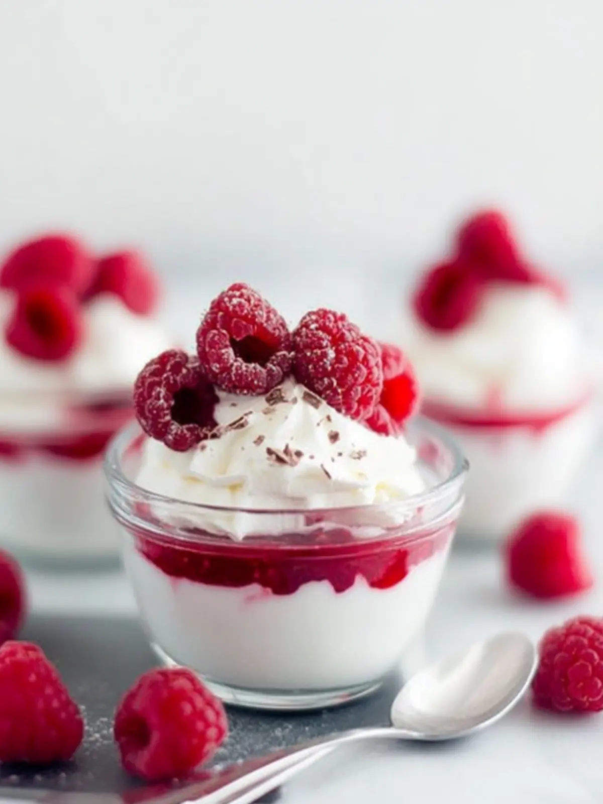 Raspberry White Chocolate Mousse