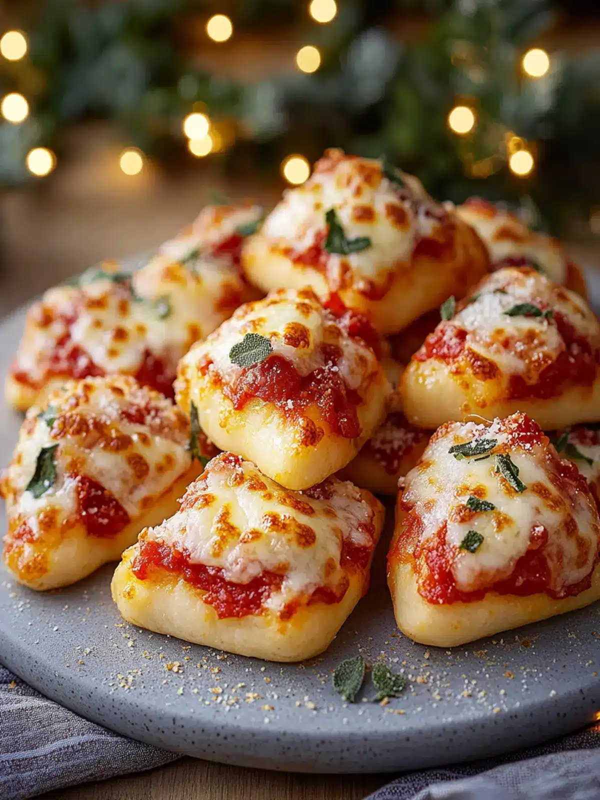 Christmas Pizza Bites