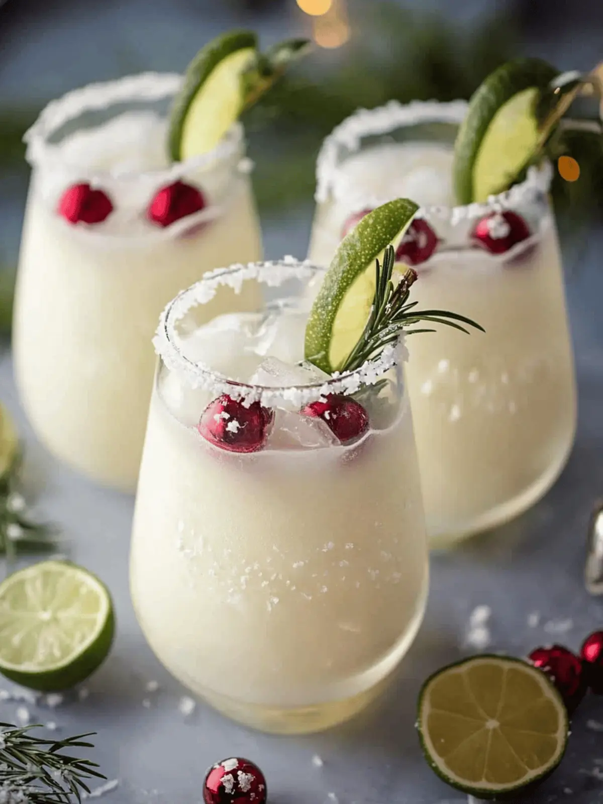 White Christmas Margarita