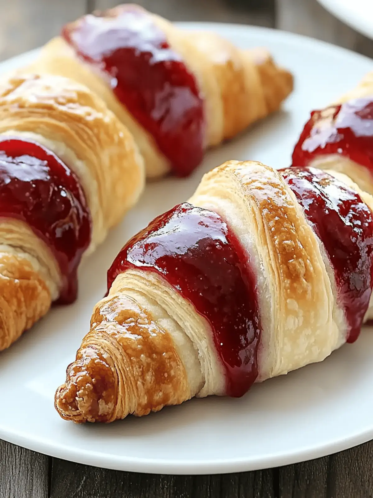 Cherry Pie Crescent Rolls