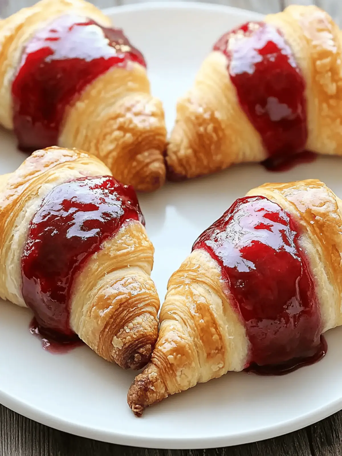 Cherry Pie Crescent Rolls