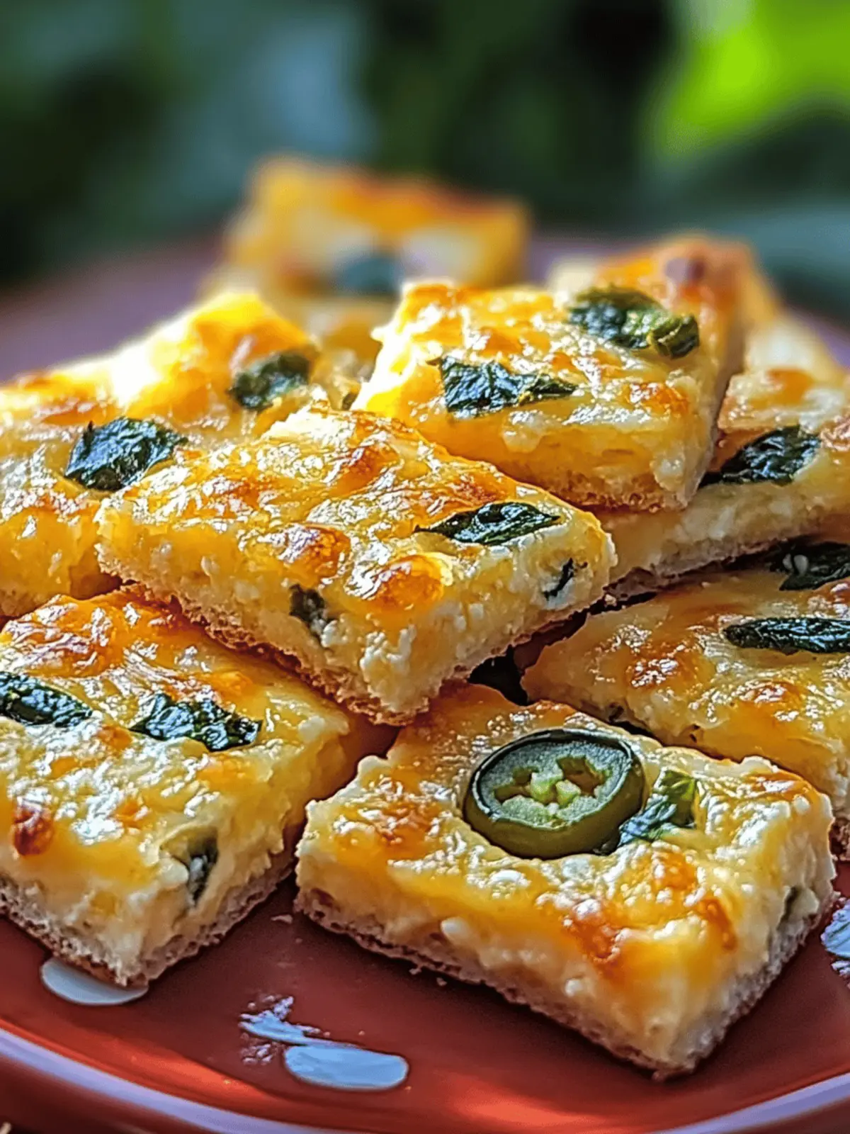 Jalapeño Cheese Squares