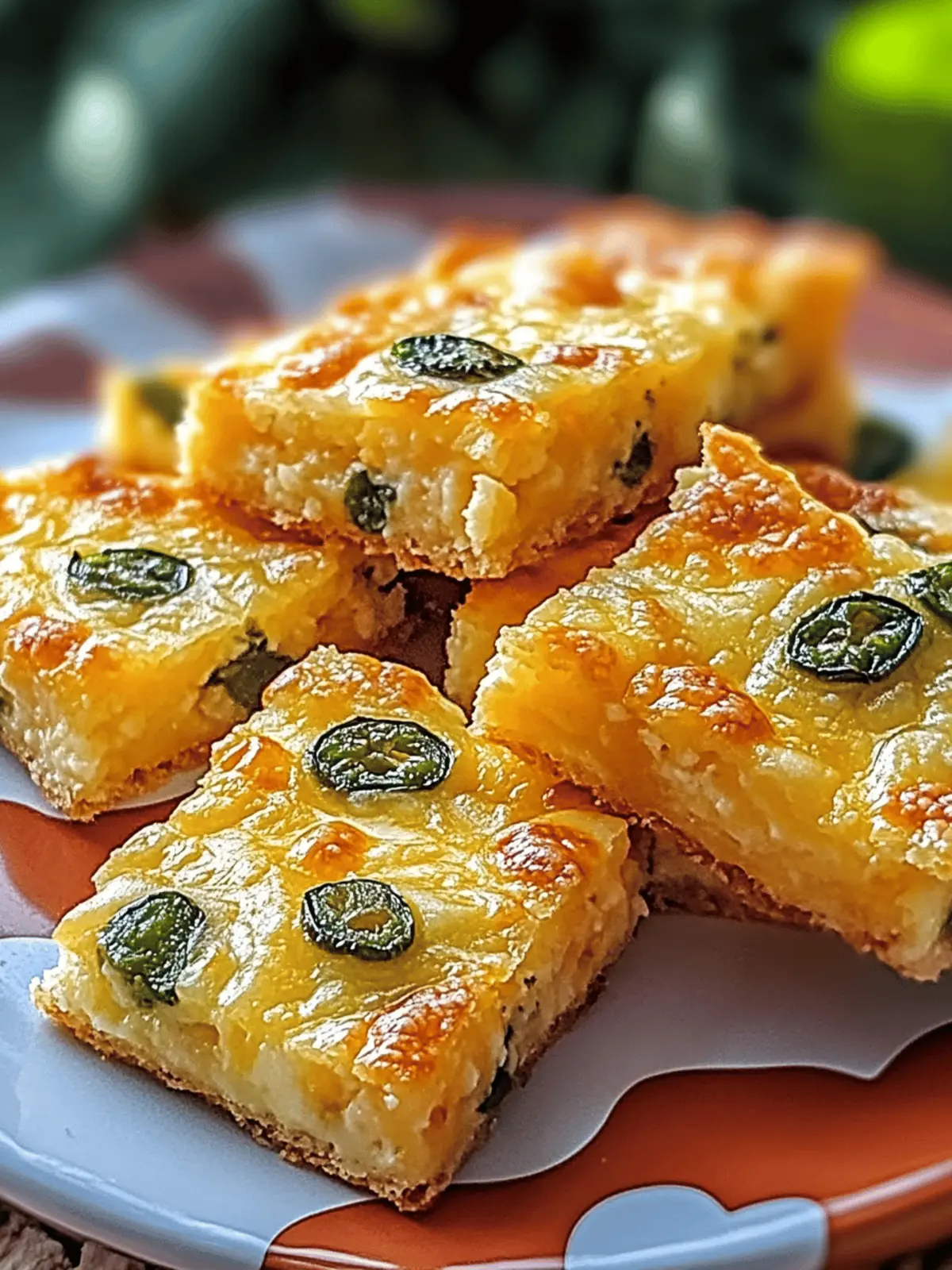 Jalapeño Cheese Squares