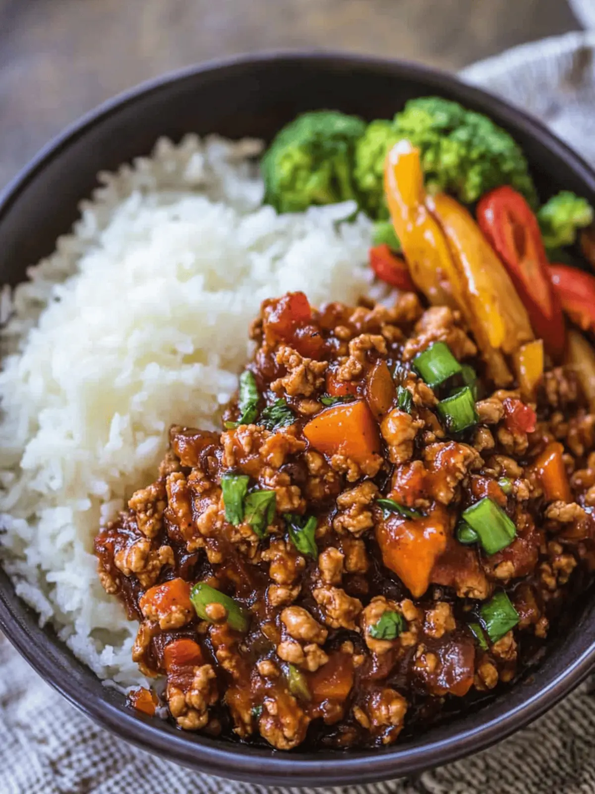 Ground Kung Pao Chicken