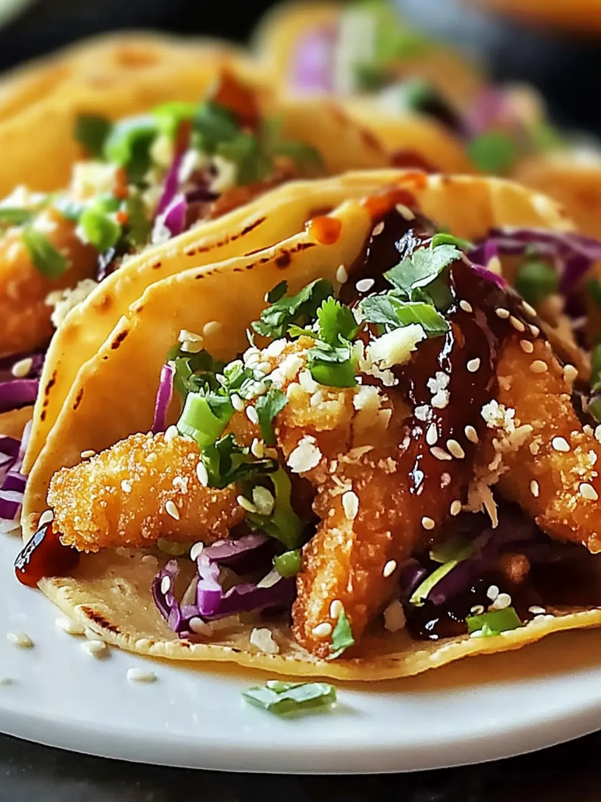 Crispy Chicken Wonton Tacos