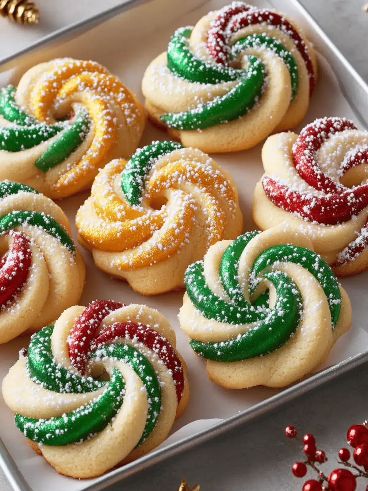 Twisted Christmas Cookies