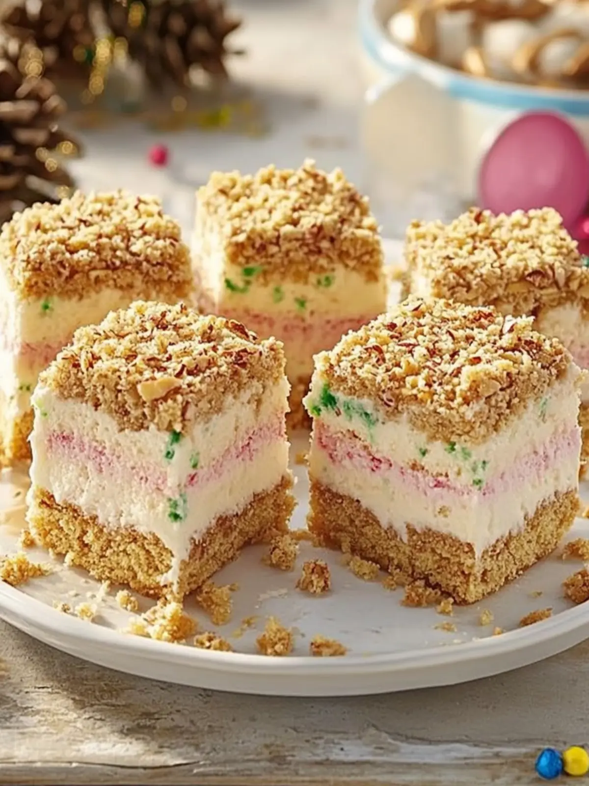 Holiday Almond Crunch Cake