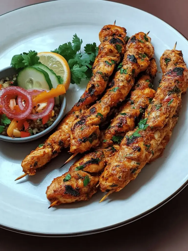 Chicken Adana Kebabs