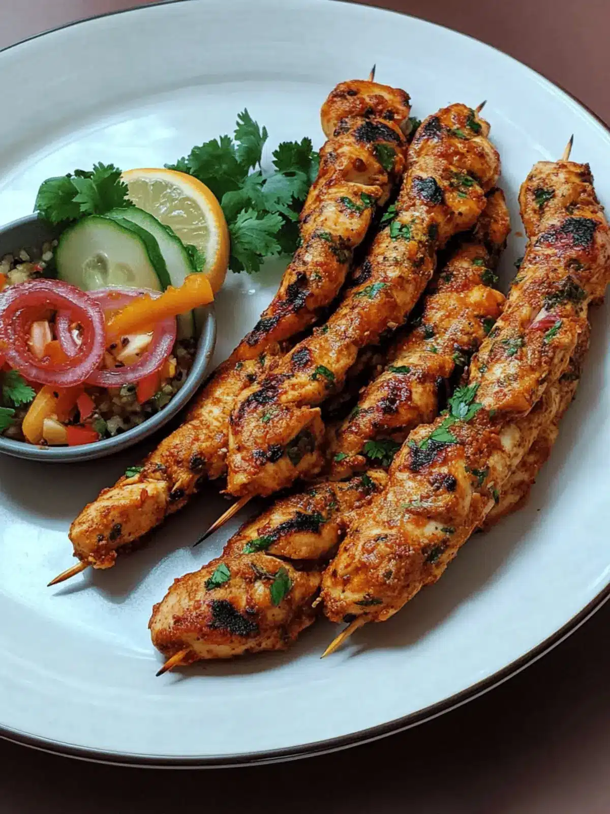 Chicken Adana Kebabs
