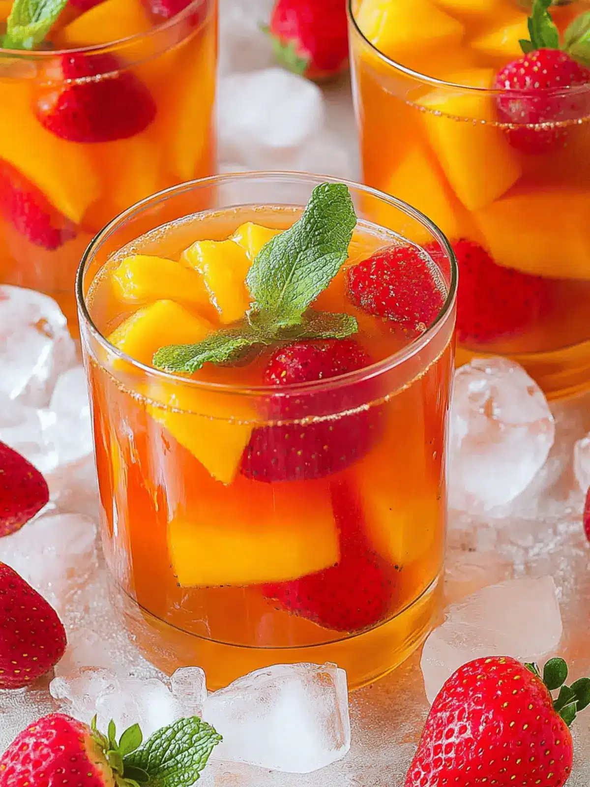 Mango Strawberry Tea