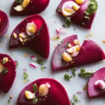 Raw Beet Ravioli with Vegan Cashew Cheese
