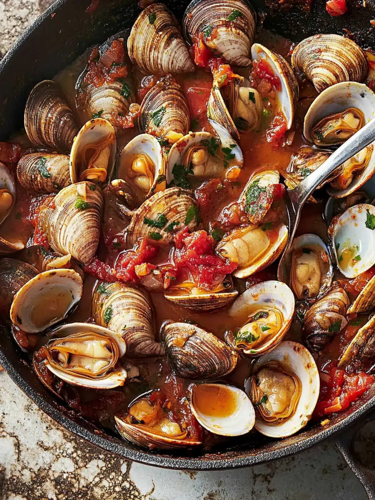 Delicious Clams in Roasted Chili Sauce Ready in 10 Minutes Clams in Roasted Chili Sauce