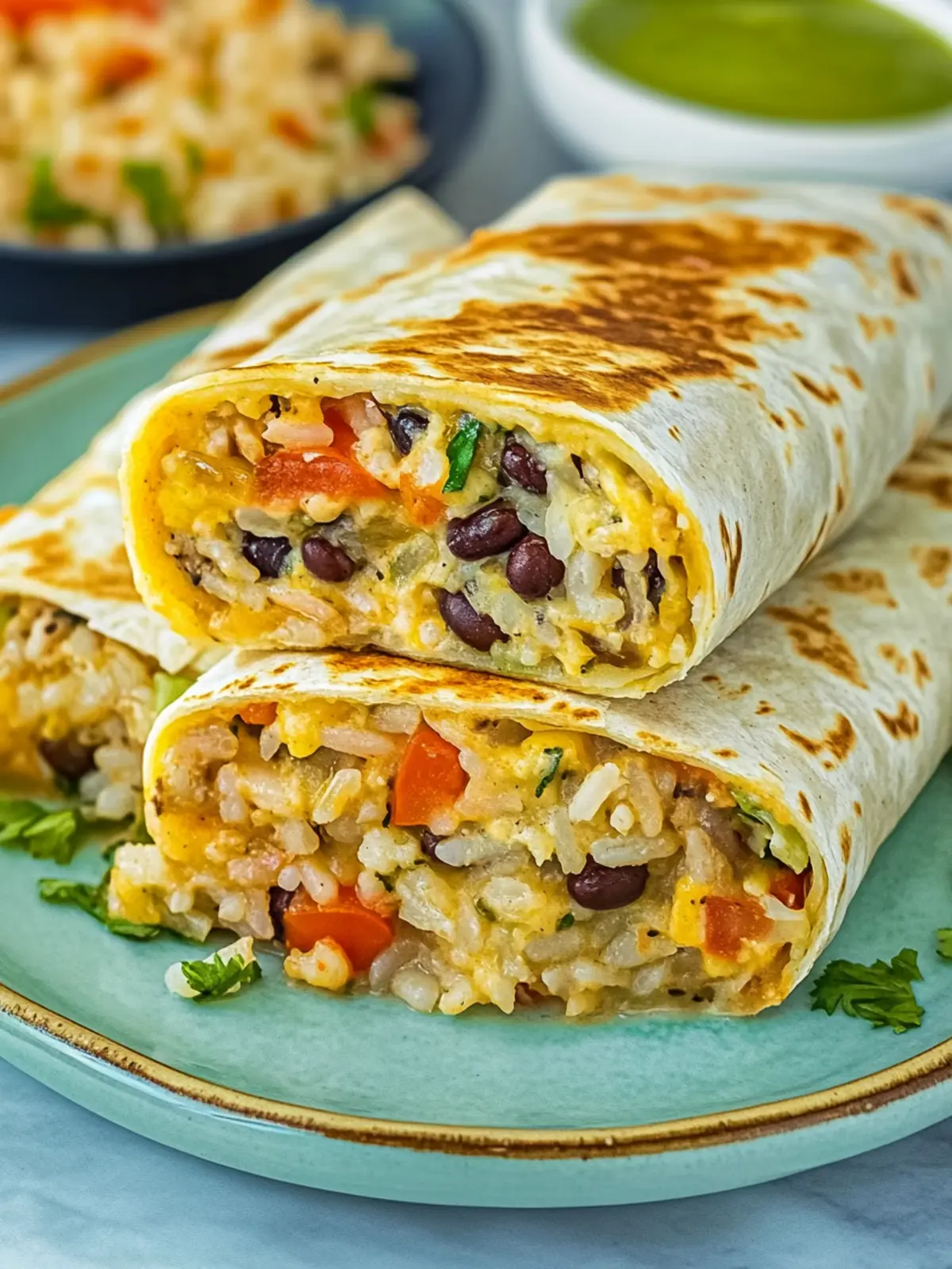 Satisfy Your Cravings with a Rice and Beans Quesarito Rice and Beans Quesarito