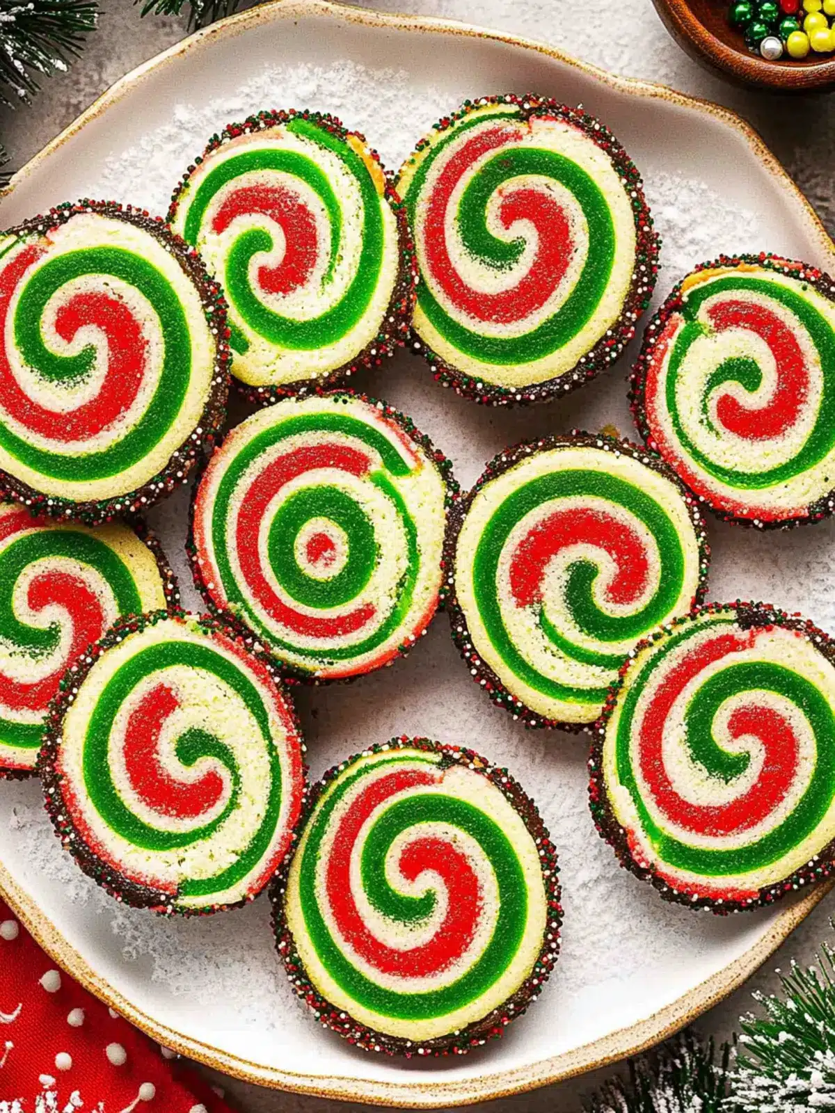 Delicious Christmas Pinwheel Cookies to Brighten Your Holidays Christmas Pinwheel Cookies