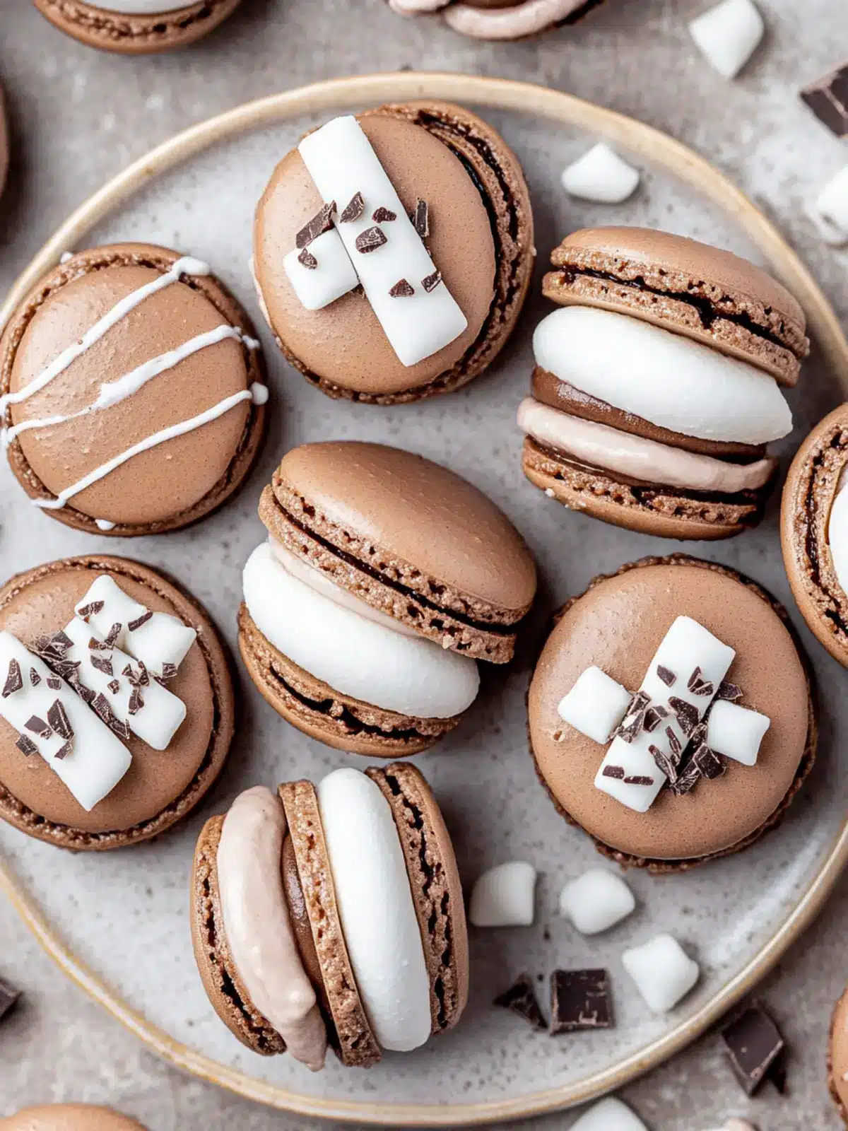 Delicious Hot Chocolate Macarons to Sweeten Your Day Hot Chocolate Macarons