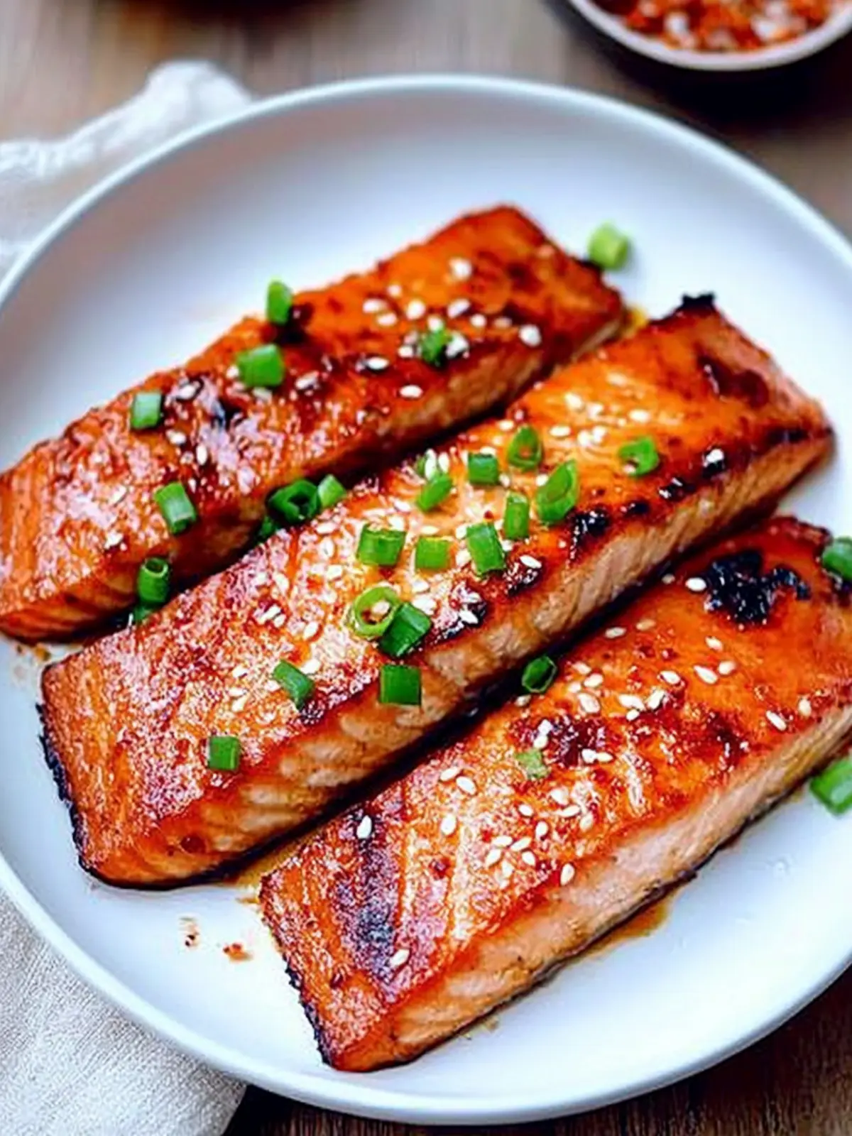 Korean-Style Grilled Salmon: Sweet Bulgogi Magic Awaits Korean-Style Grilled Salmon