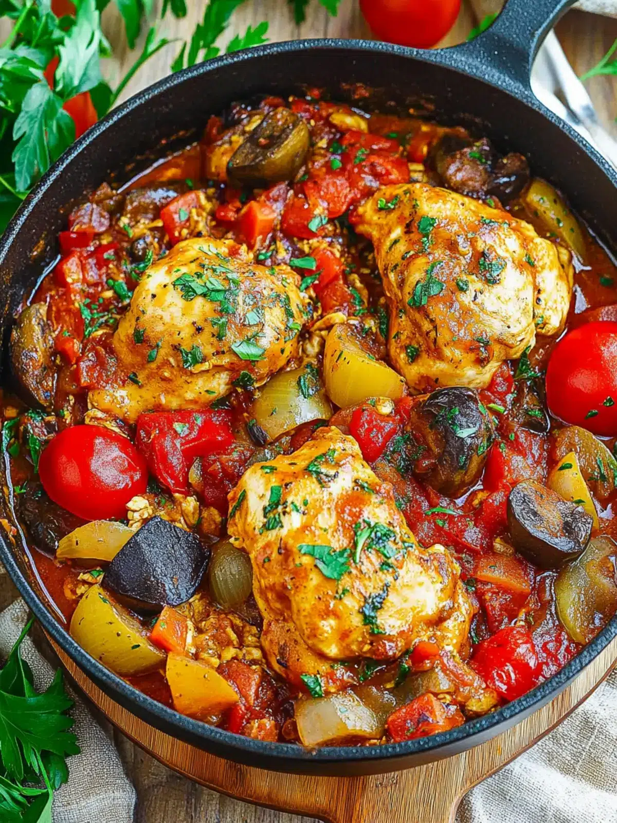 Savory Chicken Cacciatore for Your Cozy Dinner Night Chicken Cacciatore