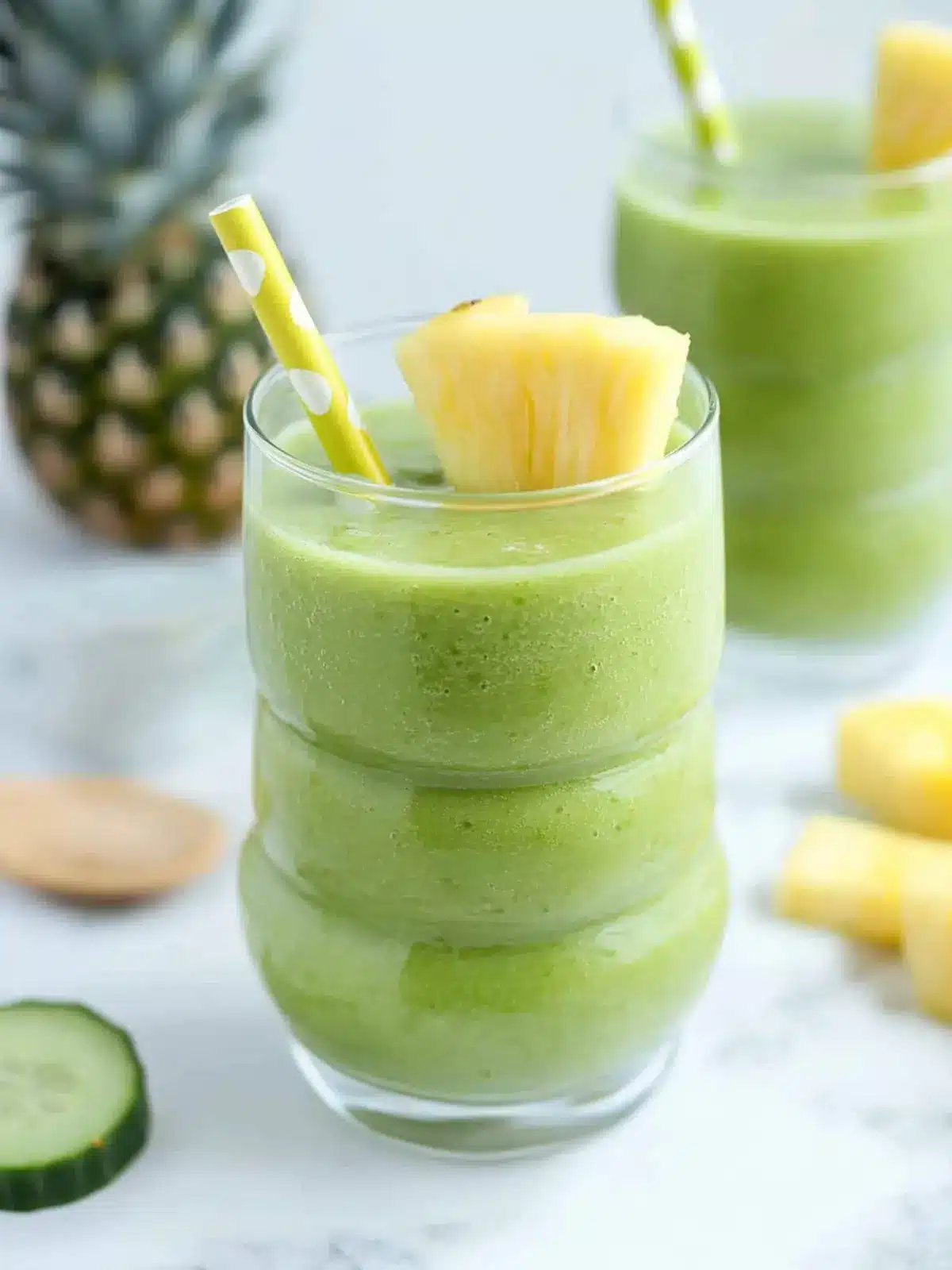 Revitalize Your Day with a Cucumber Pineapple Smoothie Cucumber Pineapple Smoothie