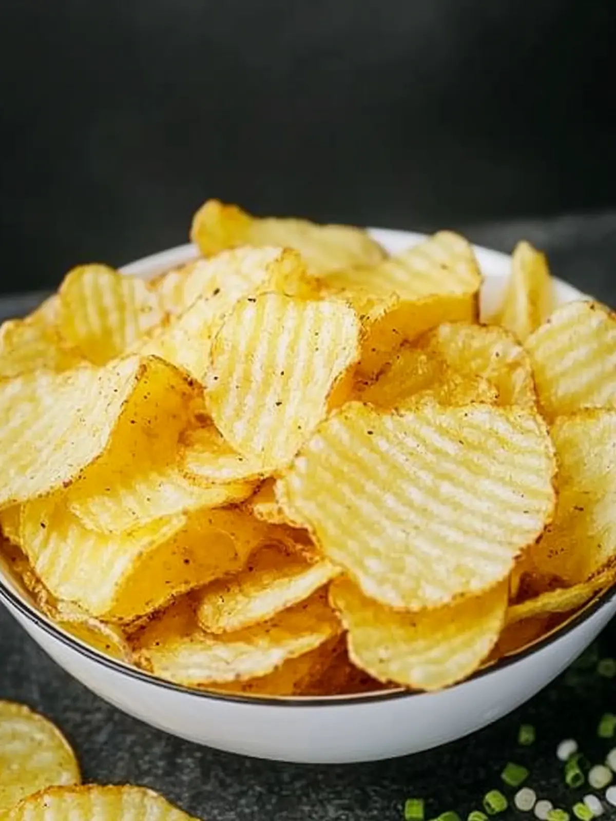 Homemade Sour Cream & Onion Potato Chips That Wow! Sour Cream & Onion Potato Chips